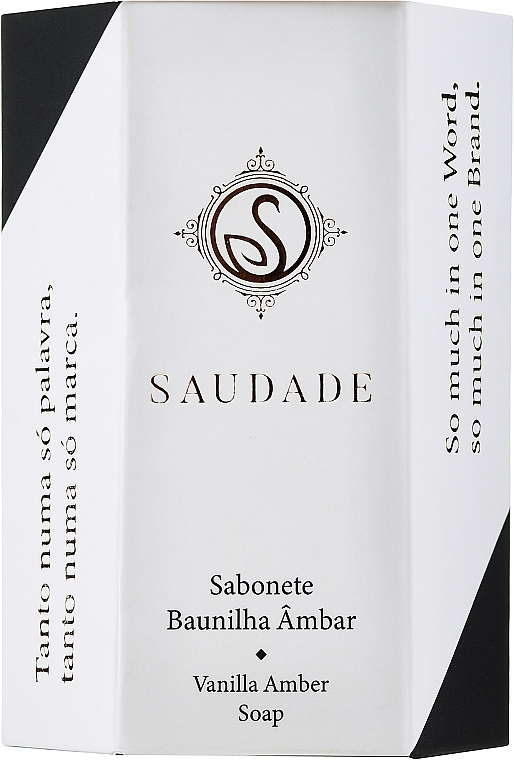 Aromatische Seife Vanille-Bernstein - Essencias De Portugal Saudade Vanilla Amber Soap — Bild N2