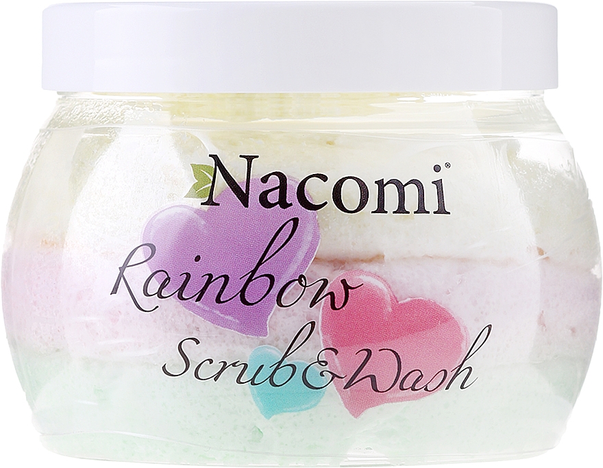 Körperpeeling Wassermelone - Nacomi Rainbow Scrub & Wash — Bild N1