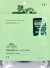 Düfte, Parfümerie und Kosmetik Gesichtsmaske mit Vitamin A und Mandelsäure - VT Cosmetics Cica Reti-A 7 Days Mask