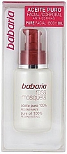 100% Reines regenerierendes Hagebuttenöl für Körper und Gesicht gegen Dehnungsstreifen - Babaria Rosa Mosqueta Oil — Bild N1
