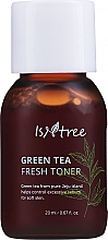 Düfte, Parfümerie und Kosmetik Erfrischendes Tonikum mit Grüntee-Extrakt - IsNtree Green Tea Fresh Toner (Mini)