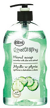 Flüssige Handseife mit Gurke und Aloe Vera - Naturaphy Hand Soap — Bild N1