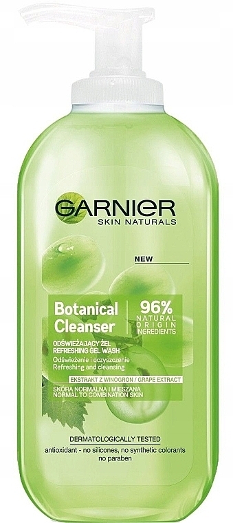 Gesichtsreinigungsgel mit Traubenextrakt - Garnier Skin Naturals Cleansing Gel — Foto N1
