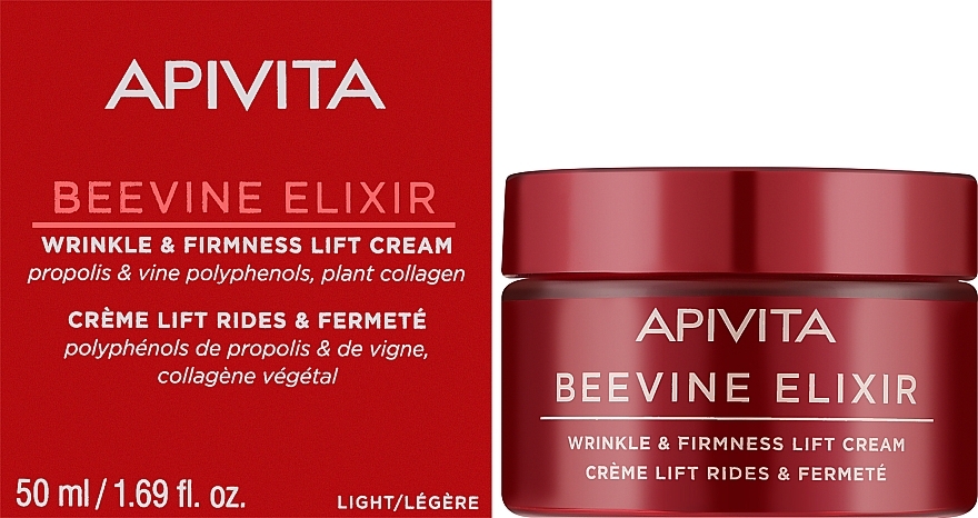 Leichte Anti-Falten-Creme - Apivita Beevine Elixir Wrinkle & Firmness Lift Cream Light Texture — Bild N2