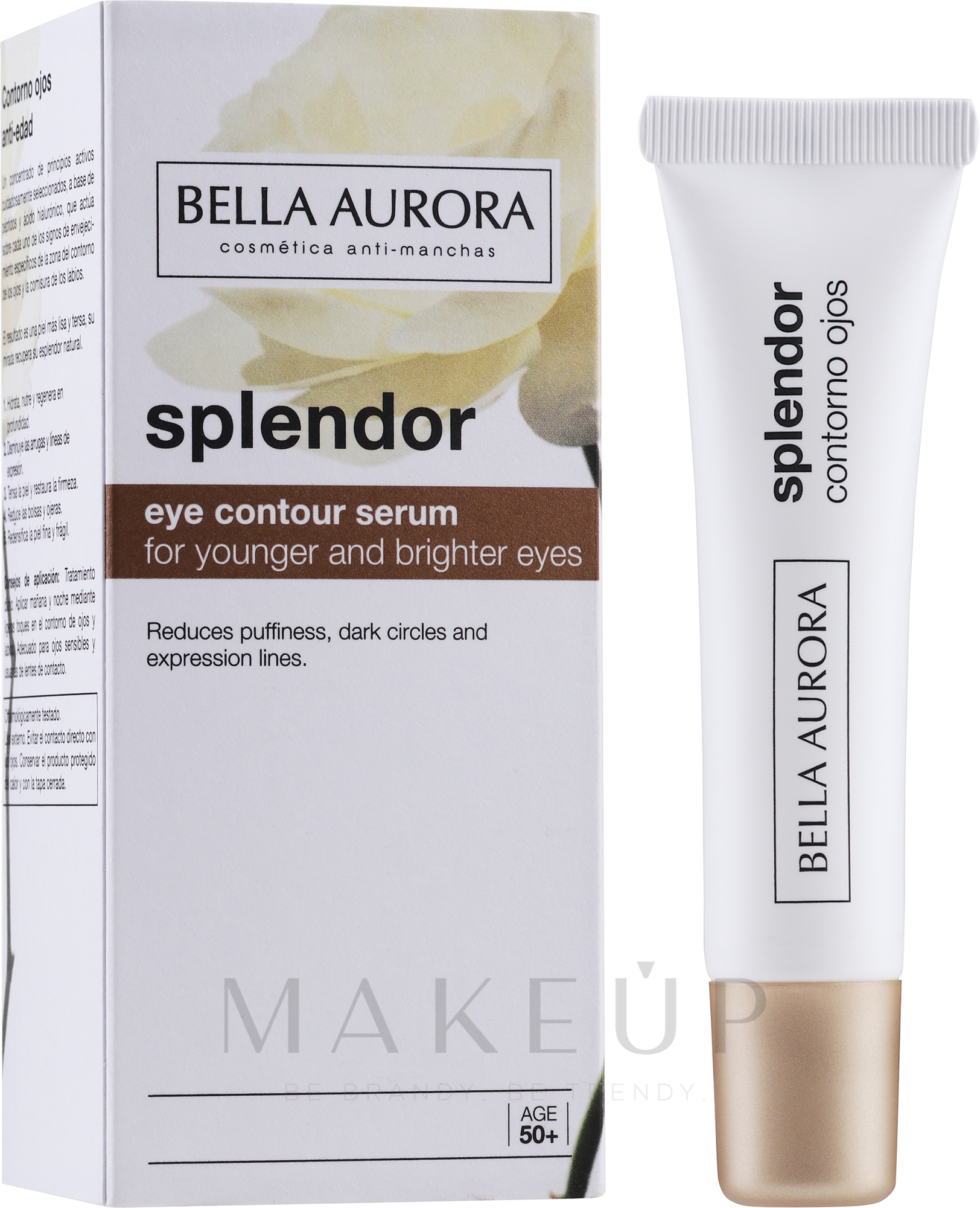 Anti-Aging Creme für die Augenpartie LSF 15 - Bella Aurora Eye Contour Cream SPF15 — Bild 15 ml