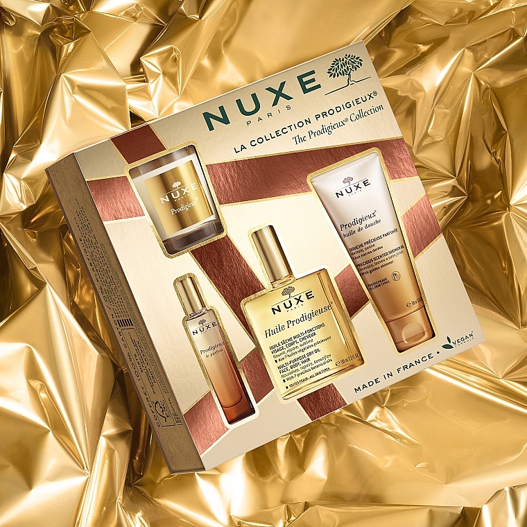Nuxe Prodigieux - Duftset (Parfum /15 ml + Trockenöl /100 ml + Duschgel /100 ml + Duftkerze /70 g)  — Bild N3