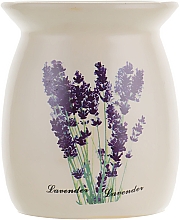 Düfte, Parfümerie und Kosmetik Aromalampe Lavendelvase weiß - Aromatika