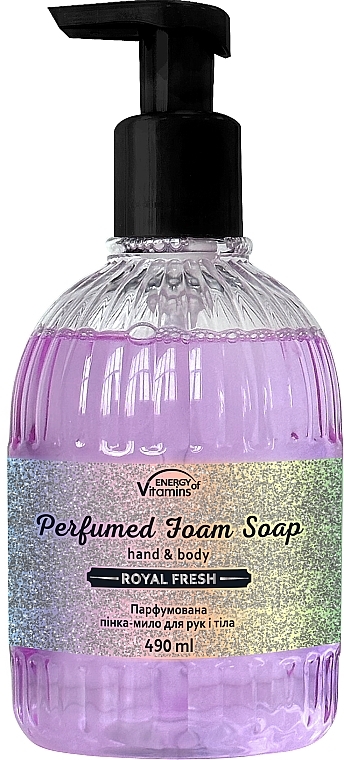 Parfümierte Hand- und Körperseife Royal Fresh - Energy Of Vitamins Perfumed Foam Soap Hand And Body Royal Fresh — Bild N1