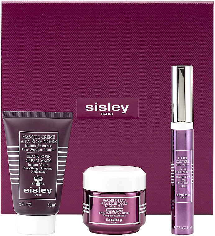 Gesichtspflegeset - Sisley ( Regenerierende Crememaske 60ml + Anti-Falten Gesichtscreme 50ml + Anti-Aging Augenkontur-Fluid 14ml) — Bild N1