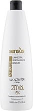 Düfte, Parfümerie und Kosmetik Stabilisierende Oxidationscreme 6% - Sensus Lux Activator Cream 20 Vol