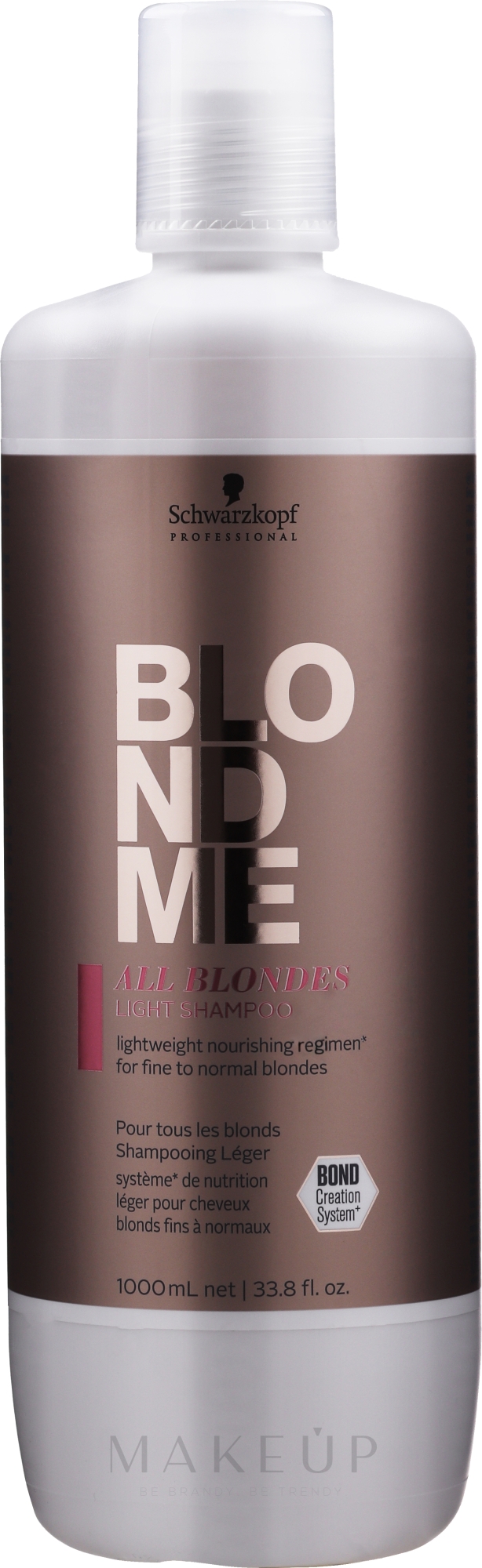 Feuchtigkeitsspendendes Shampoo für dünne blonde Haare - Schwarzkopf Professional Blondme All Blondes Light Shampoo — Bild 1000 ml