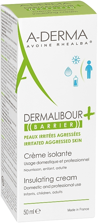 Schützende Körpercreme für irritierte und geschädigte Haut - A-Derma Dermalibour + Barrier Insulating Cream — Bild N3