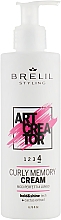 Creme für lockiges Haar mit Kaktusextrakt Extra starker Halt - Brelil Art Creator Curly Memory Cream — Bild N1