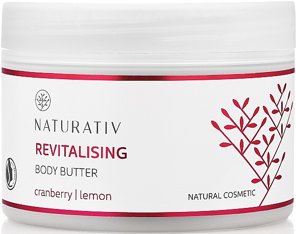 Revitalisierende Körperbutter mit Zitronen- und Cranberryextrakt - Naturativ Revitalizing Body Butter — Bild N1