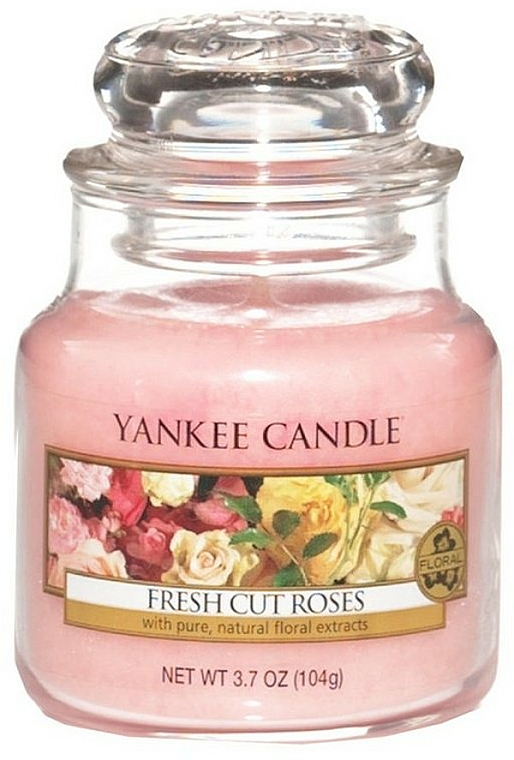 Duftkerze im Glas Fresh Cut Roses - Yankee Candle Fresh Cut Roses Jar — Bild N1
