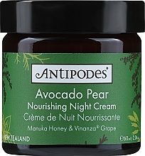 Nährende Nachtcreme für das Gesicht mit Avocadoöl - Antipodes Avocado Pear Nourishing Night Cream — Bild N3