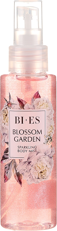 Bi-Es Blossom Garden Sparkling Body Mist - Körperspray mit lichtstreuenden Partikeln — Bild N3