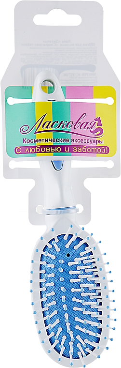 Massage-Haarbürste für Kinder weiß-blau - Laskovaya — Bild N1