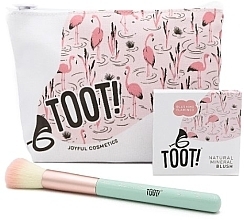 Make-up Set - Toot! Blushing Flamingo Blush Bag Set (Natürliches Mineralrouge 3g + Rougepinsel 1 St. + Kosmetiktasche 1 St.) — Bild N1