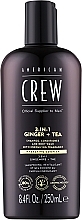 Düfte, Parfümerie und Kosmetik 3in1 Haar- und Körperpflegeprodukt - American Crew Official Supplier To Men 3 In 1 Ginger + Tea Shampoo Conditioner And Body Wash