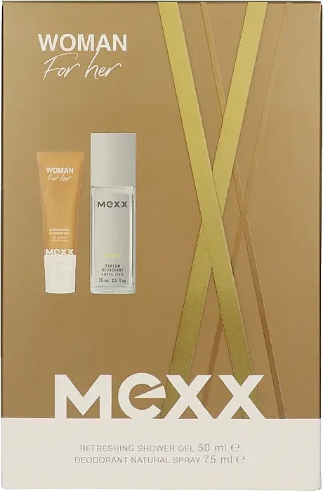 Mexx Woman Set - Körperpflegeset (Körperspray 75 ml + Duschgel 50 ml)  — Bild N1