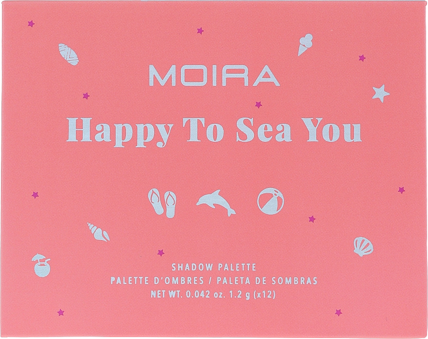 Lidschattenpalette - Moira Happy To Sea You Shadow Palette — Bild N2