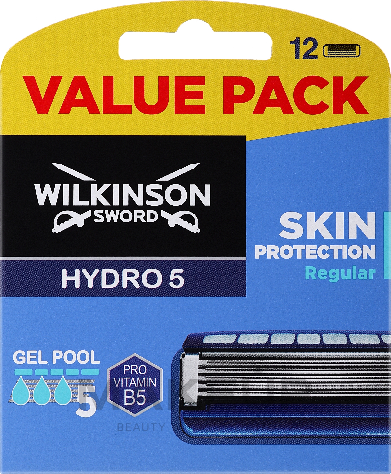 Rasierklingen Hydro 5 12 St. - Wilkinson Sword Hydro 5 Skin Protection Regular — Bild 12 St.