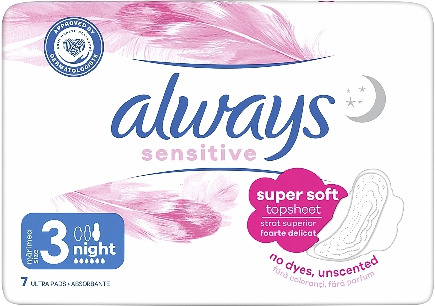 Damenbinden für die Nacht 7 St. - Always Sensitive Ultra Night — Bild N2