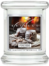 Düfte, Parfümerie und Kosmetik Duftkerze im Glas - Kringle Candle Fireside