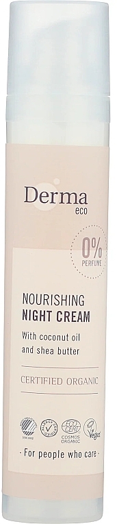 Pflegende Gesichtscreme für die Nacht - Derma Eco Nourishing Night Cream — Bild N1