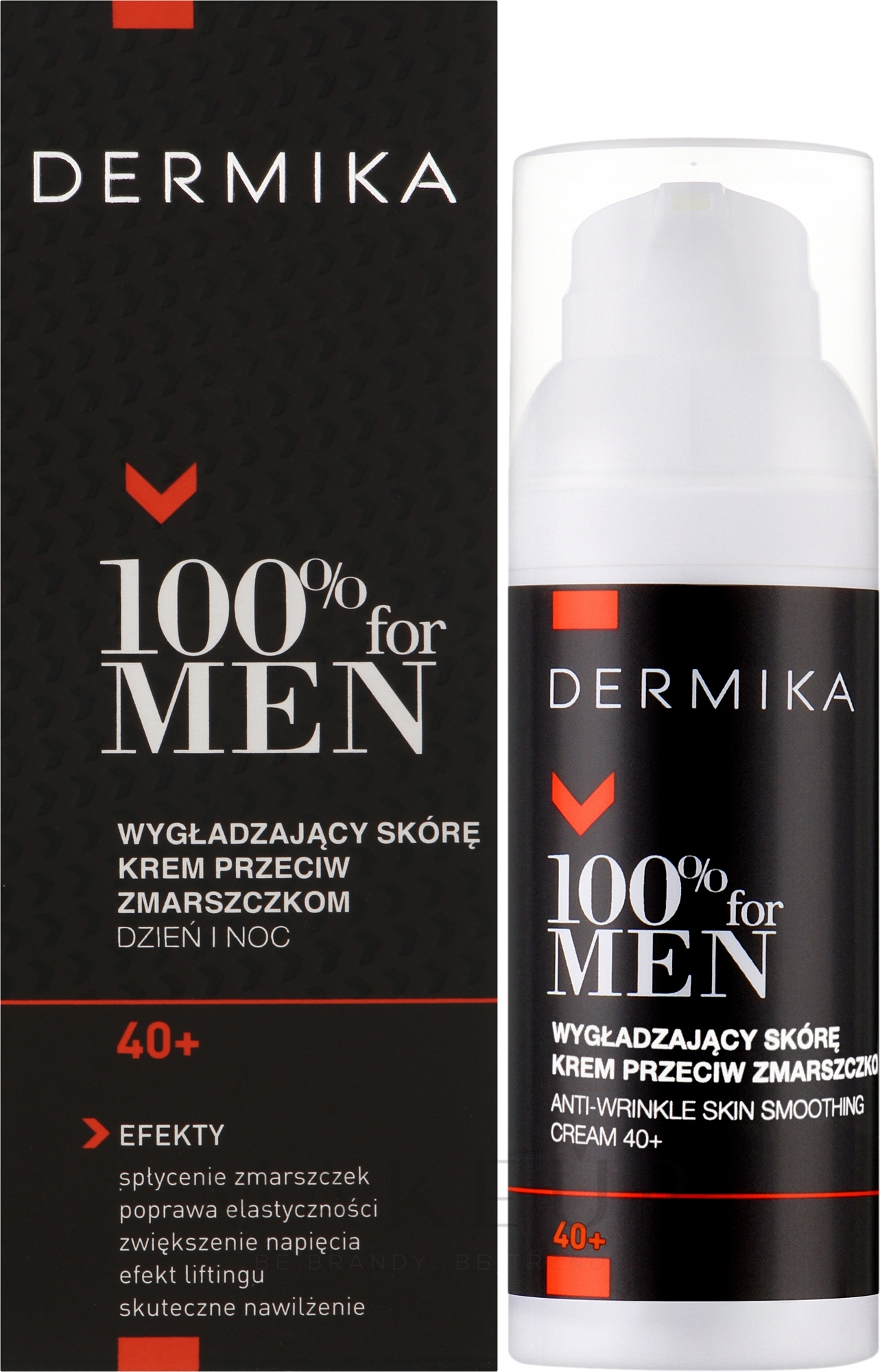 Glättende Anti-Falten Gesichtscreme 40+ - Dermika Skin Smoothing Anti-Wrinkle Cream 40+ — Bild 50 ml
