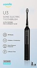 Elektrische Zahnbürste U3 schwarz - Usmile Sonic Electric Toothbrush U3 Starry Black  — Bild N1