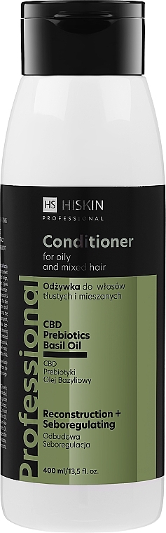 Haarspülung für fettiges Haar mit ätherischen Ölen - HiSkin CBD Conditioner For Oily Hair — Bild N2