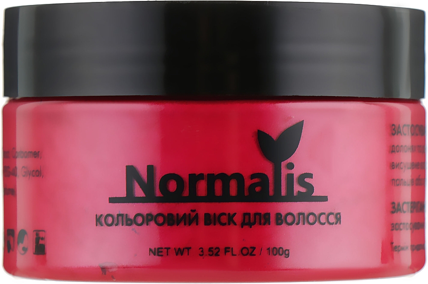 Farbiges Haarwachs rot - Normalis — Bild N1