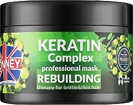 Düfte, Parfümerie und Kosmetik Regenerierende Haarmaske mit Keratin - Ronney Keratin Complex Rebuilding Therapy Mask