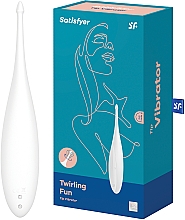 Düfte, Parfümerie und Kosmetik Vibrator zur punktuellen Stimulation weiß - Satisfyer Twirling Fun White Tip Vibrator