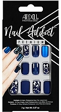 Düfte, Parfümerie und Kosmetik Falsche Nägel - Ardell Nail Addict Premium Artifical Nail Set Matte Blue