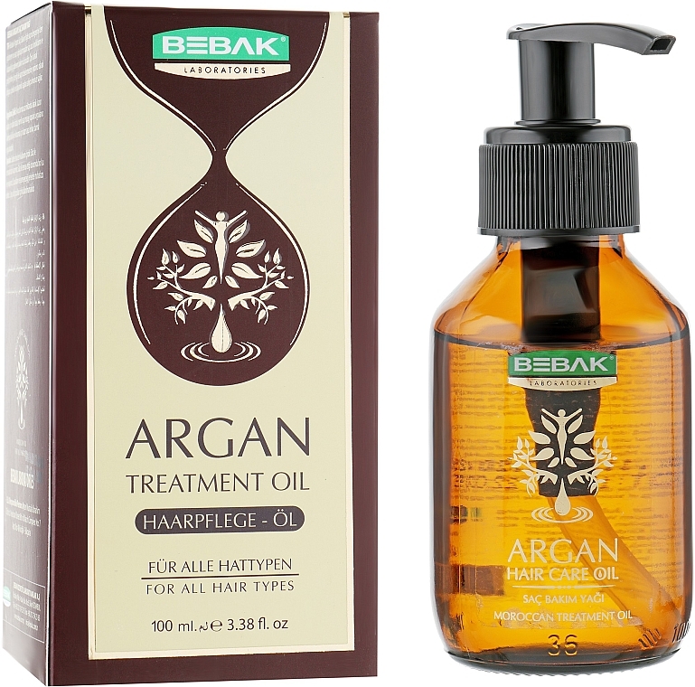 Haaröl mit Argan - Bebak Laboratories Argan Treatment Oil — Bild N1