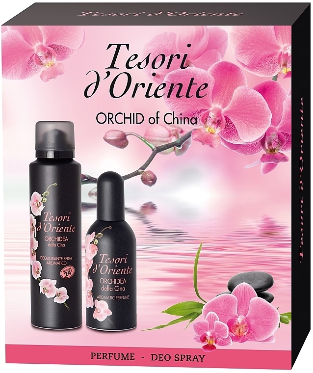 Tesori d`Oriente Orchidea della Cina - Duftset (Eau de Parfum 100 ml + Deospray 150 ml) — Bild N1