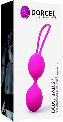 Vaginalkugeln - Marc Dorcel Dual Balls Pink — Bild N1