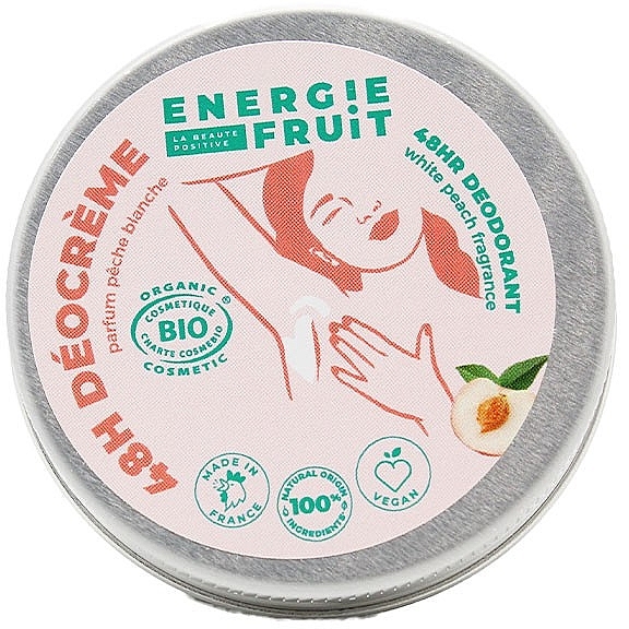 Deospray - Energie Fruit 48H Deocreme Peach — Bild N1