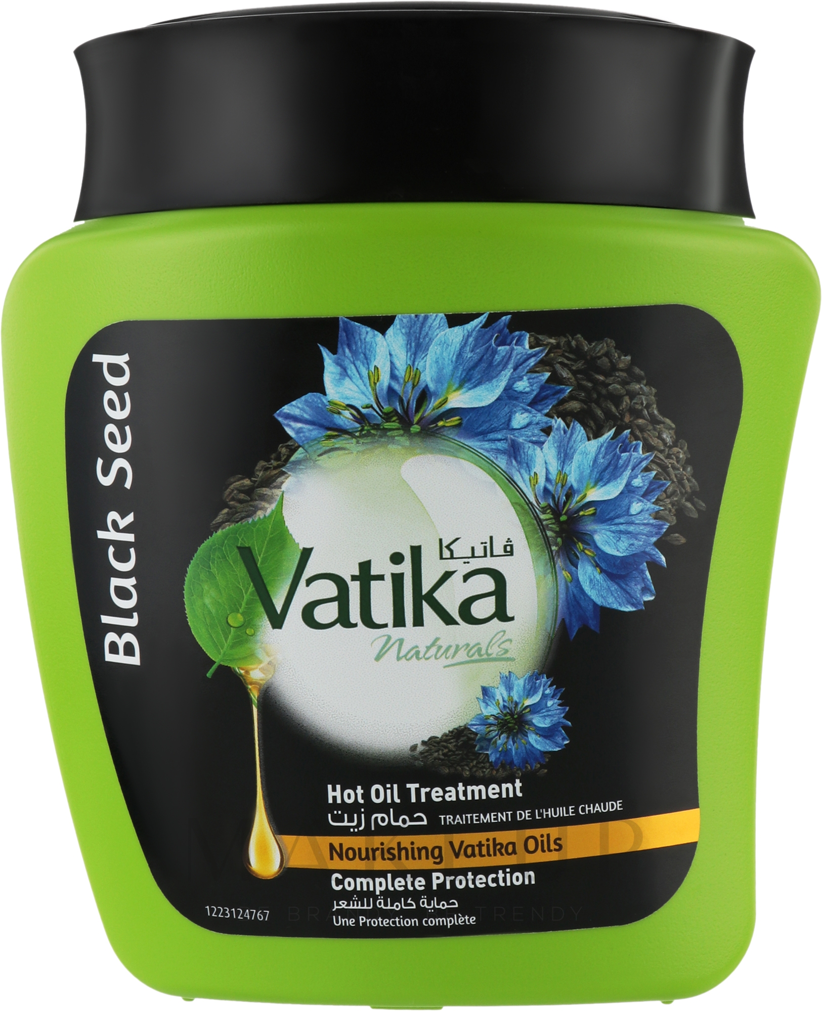 Haarmaske mit Schwarzkümmelsamen - Dabur Vatika Treatment Cream Black-Seed — Bild 500 g