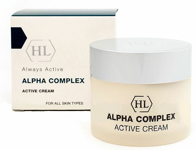 Aktive pflegende Gesichtscreme - Holy Land Cosmetics Alpha Complex Active Cream