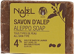 Aleppo-Seife mit 4% Olivenöl - Najel 4% Aleppo Soap — Bild N3