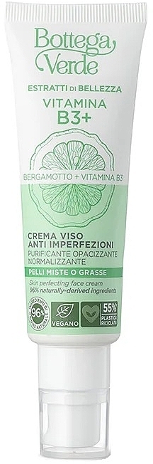 Gesichtscreme mit Vitamin B3 - Bottega Verde Beauty Extracts Vitamin B3+ Skin Perfecting Face Cream — Bild N1