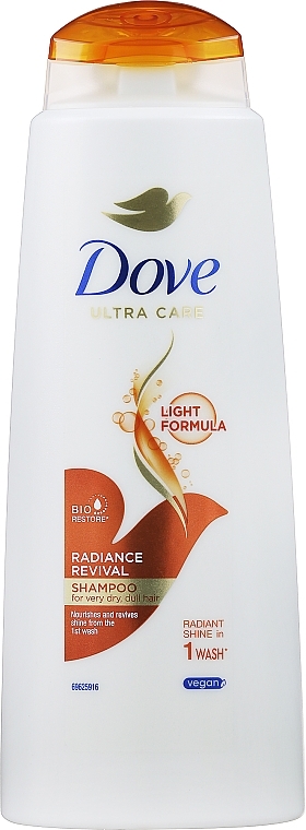 Revitalisierendes Shampoo für sehr trockenes, brüchiges Haar - Dove Nutritive Solutions Radiance Shampoo