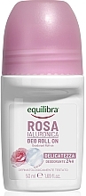 Deo Roll-on Rose mit Hyaluronsäure - Equilibra Rosa Deo Roll On — Bild N1