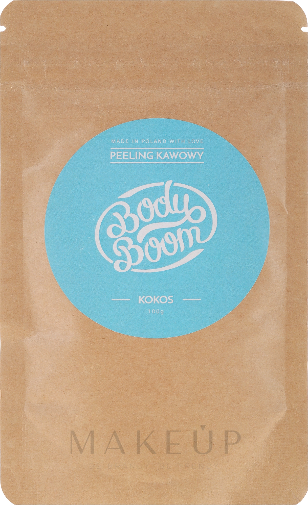 Kaffee-Peeling für den Körper mit Kokos-Duft - BodyBoom Coffee Scrub Coconut — Bild 100 g