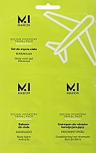 Körperpflegeset - Marion Travel Pack (Duschgel 10ml + Körperbalsam 7ml + Shampoo 7ml)  — Bild N2