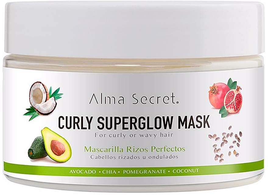 Maske für lockiges Haar - Alma Secret Curly Superglow Mask — Bild N1